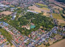 Luftbild, Maximilianpark, Freizeitpark, Uentrop, Hamm, Ruhrgebiet, Nordrhein-Westfalen, Deutschland