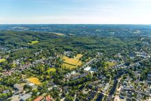 Luftbild vom Wittener Wald Herrenholz, Buchenholz im Stadtteil Annen in Witten, Ruhrgebiet, Nordrhein-Westfalen, Deutschland