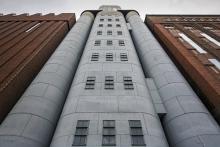 Museum Küppersmühle, abgekürzt MKM, Innenhafen, Duisburg, Nordrhein-Westfalen, Deutschland, Europa Copyright: imageBROKER/HarryxLaub