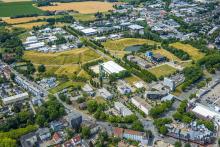 Luftbild, Rennwiese, Rauxel, Castrop-Rauxel, Ruhrgebiet, Nordrhein-Westfalen, Deutschland